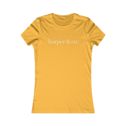Women's Favorite Tee — Harper & Co. Minimalist Logo T-Shirt