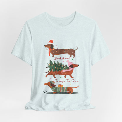 Dachshund Through the Snow T-Shirt