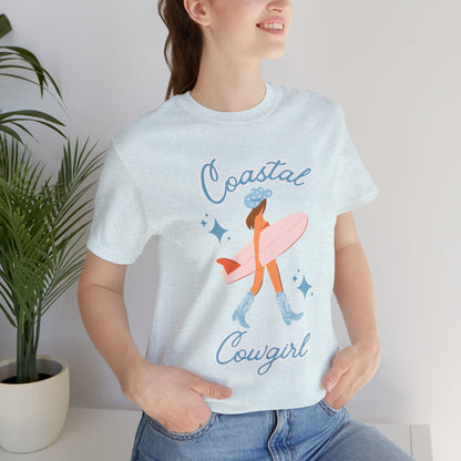 Coastal Cowgirl Surf Tee — Surfing Cowgirl Graphic T-Shirt
