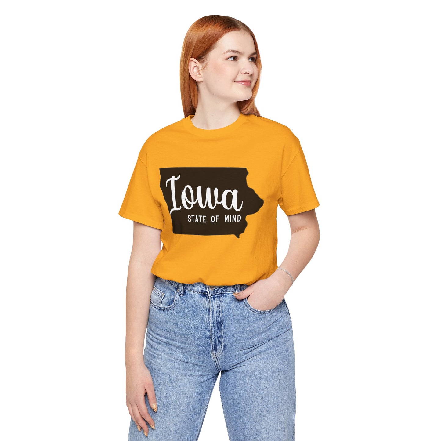 Iowa State of Mind Bella Canvas Jersey Short Sleeve Tee - Multiple Colors