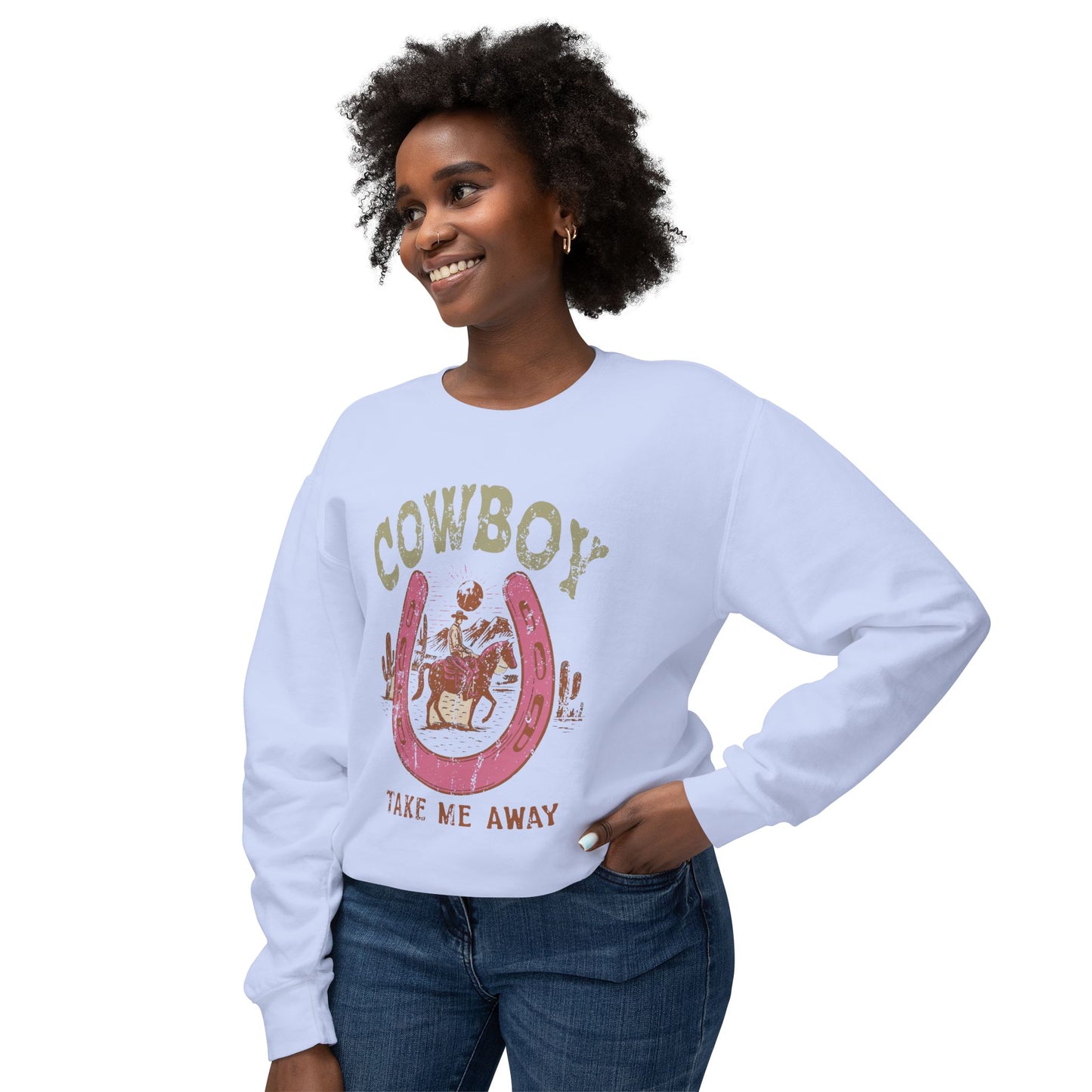 Cowboy 'Take Me Away' Crewneck Sweatshirt