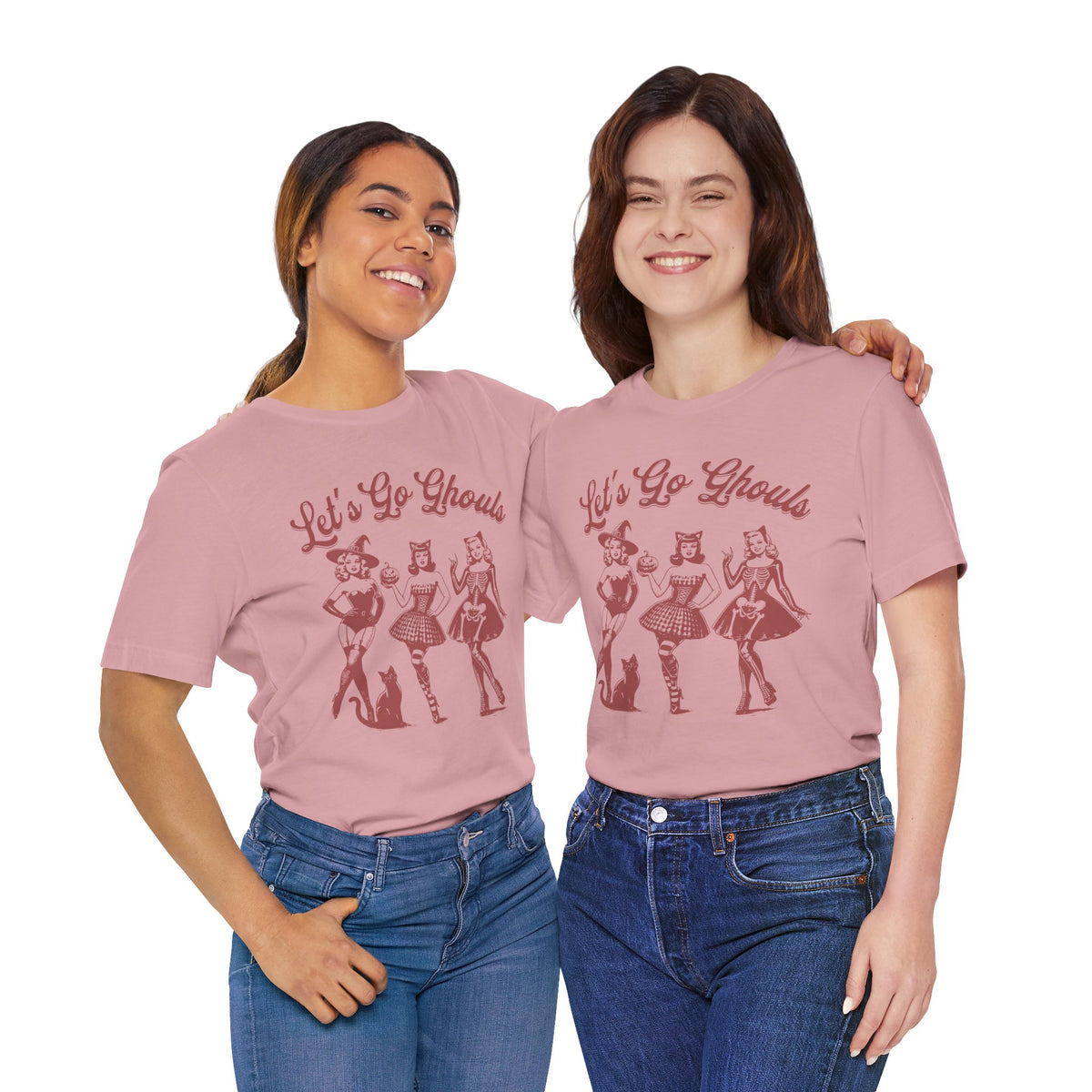 Let's Go Ghouls Bella Canvas Unisex Jersey T-Shirt - Multiple Colors