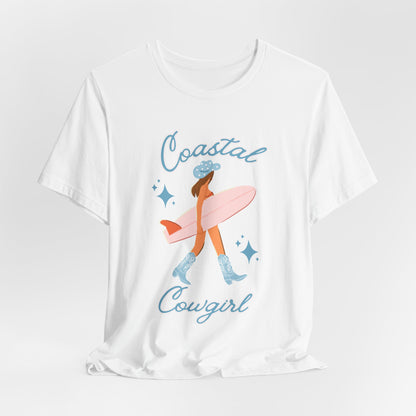 Coastal Cowgirl Surf Tee — Surfing Cowgirl Graphic T-Shirt