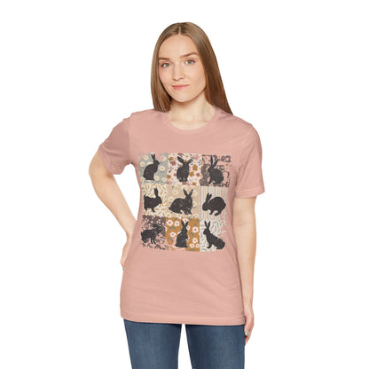 Boho Bunny T-Shirt — Easter Rabbit Graphic Tee