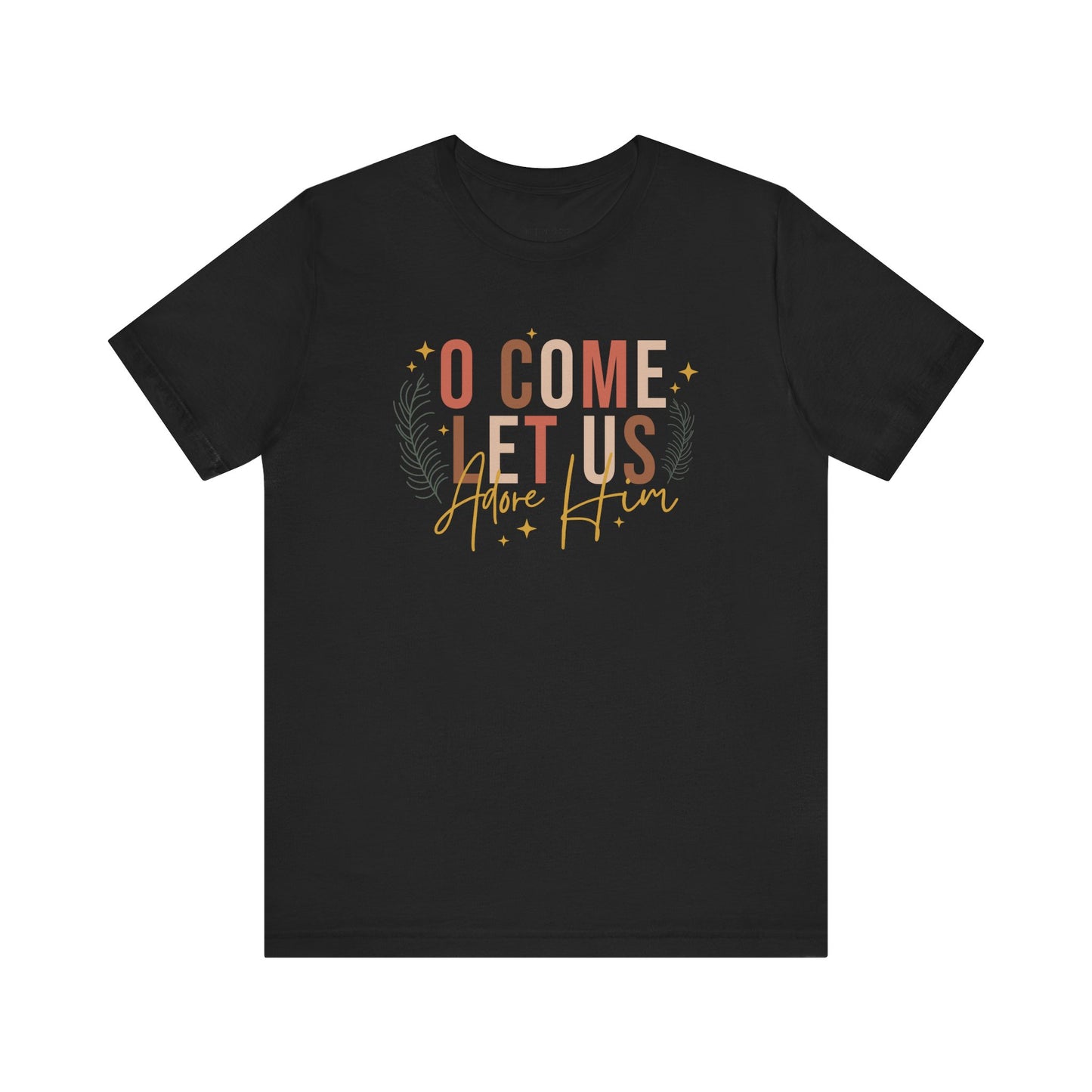 Let Us Adore Him Unisex Jersey Short Sleeve Tee