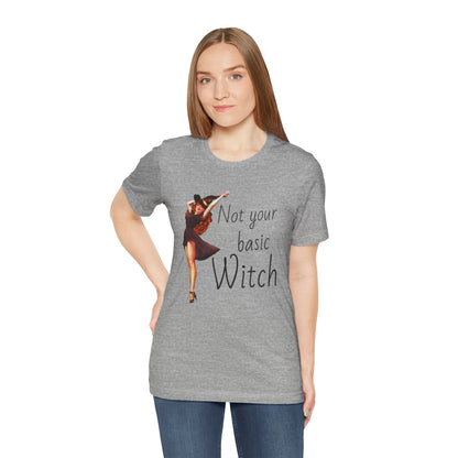 Not Your Basic Witch T-Shirt — Vintage Pinup Witch Tee