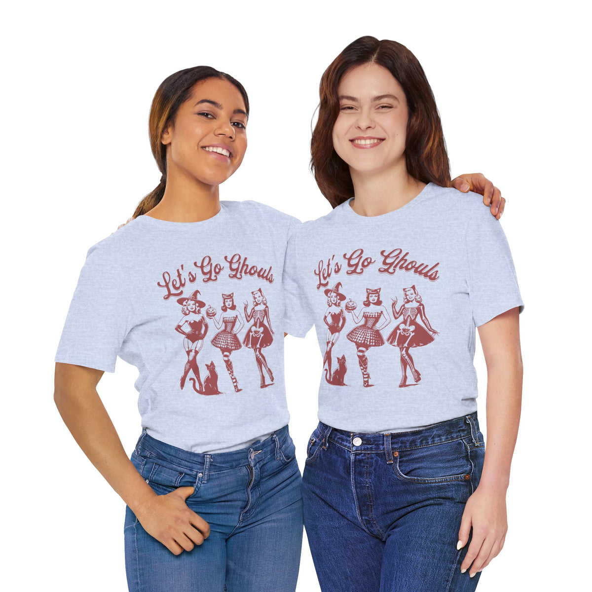 Let's Go Ghouls Bella Canvas Unisex Jersey T-Shirt - Multiple Colors
