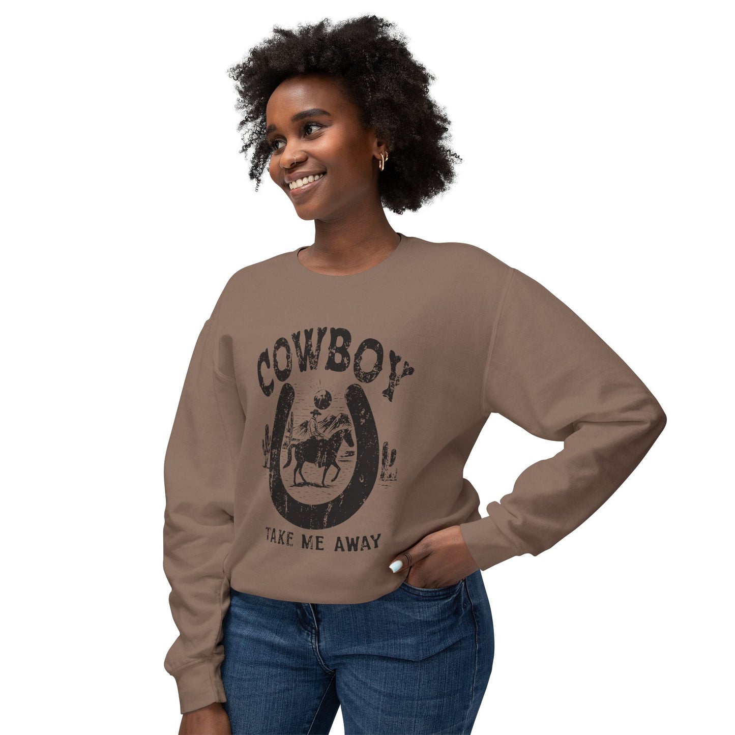 Cowboy 'Take Me Away' Crewneck Sweatshirt
