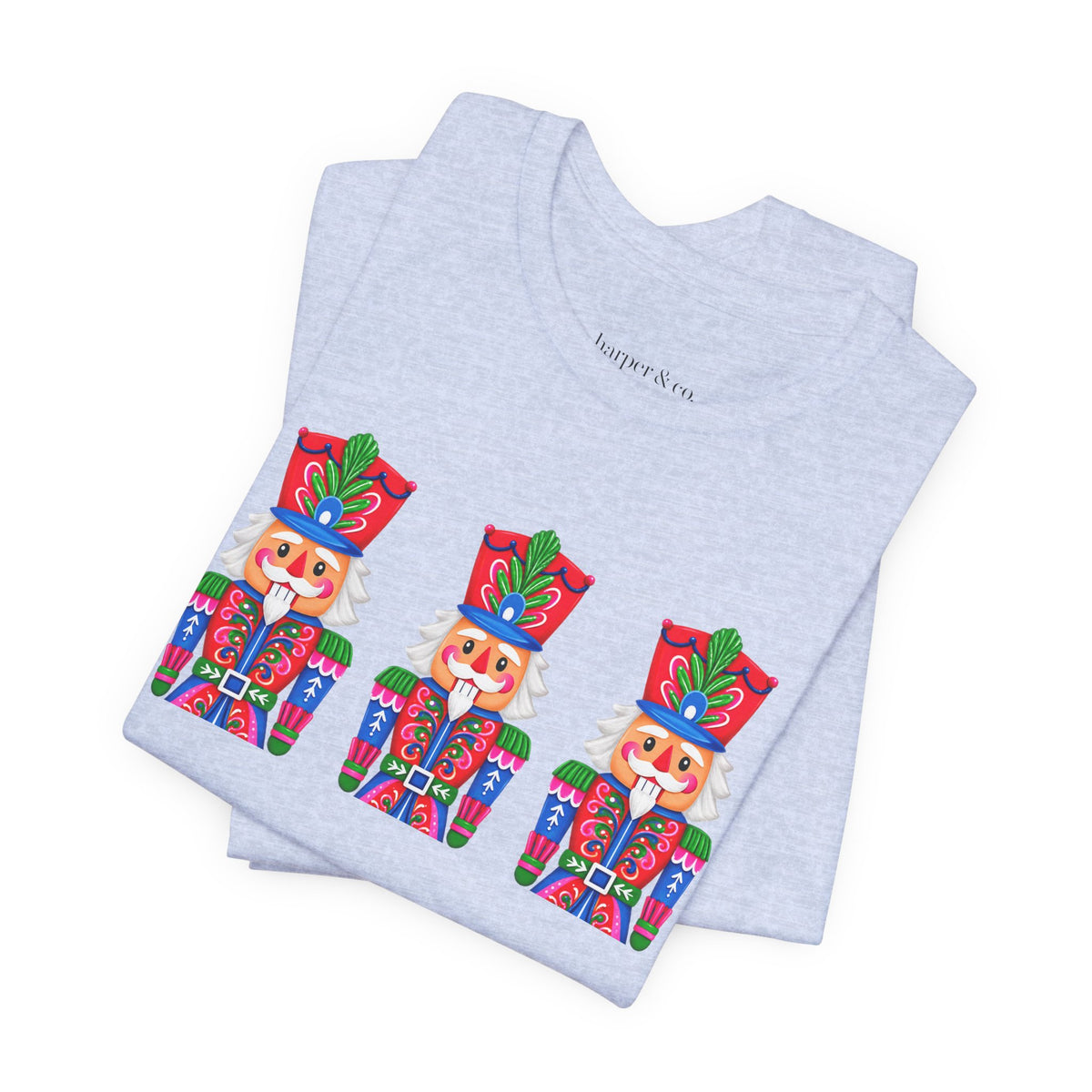 Nutcracker Trio Graphic Tee — Festive Holiday Christmas Shirt
