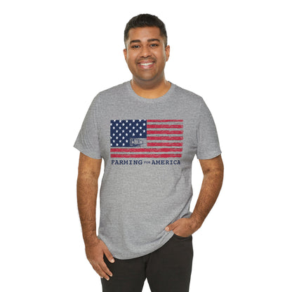 Farming for America Flag Tee