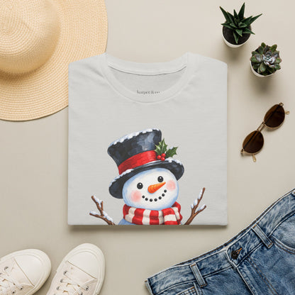 Festive Snowman Christmas T-Shirt