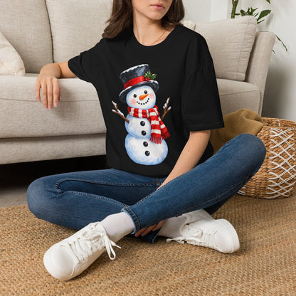 Festive Snowman Christmas T-Shirt