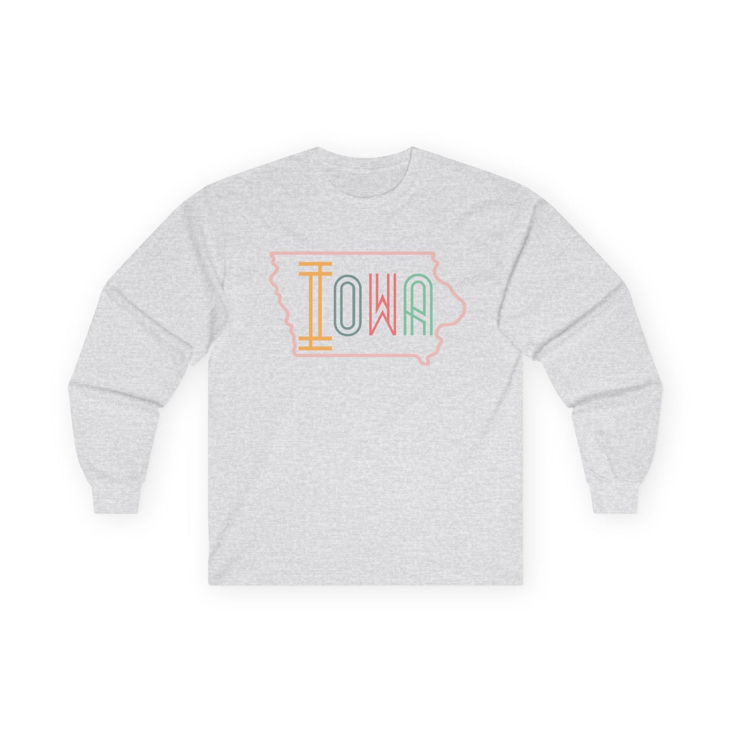 Iowa Light Graphic Long Sleeve Tee
