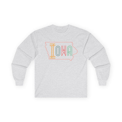 Iowa Light Graphic Long Sleeve Tee