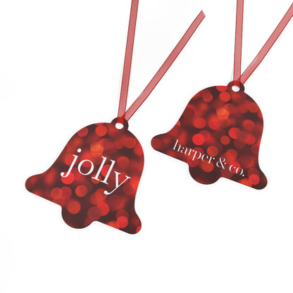 Southwestern Christmas Jolly Old Elf Christmas Metal Ornament