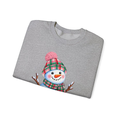 Festive Snowman Christmas Crewneck Sweatshirt
