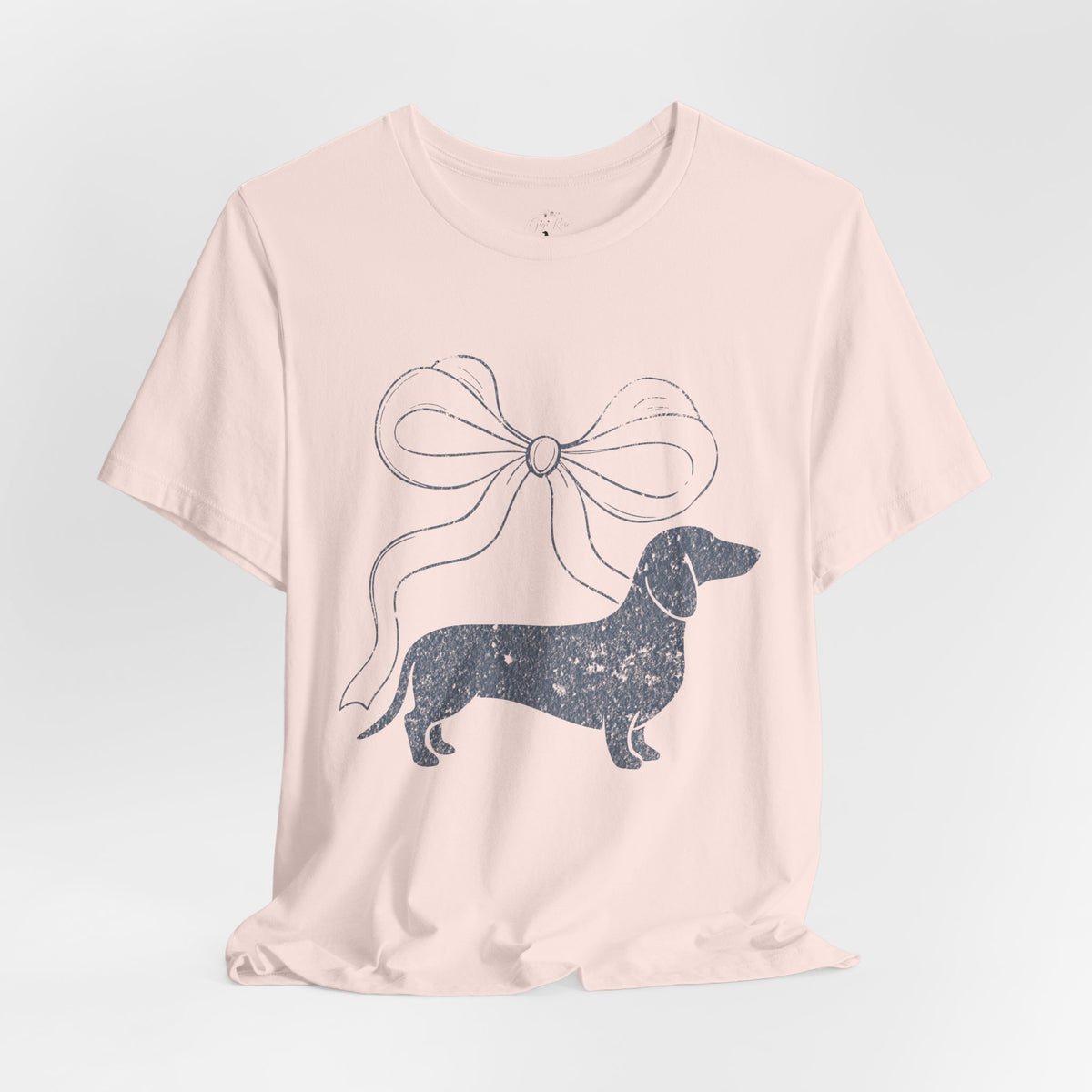 Dachshund Coquette Bow T-Shirt — Cute Doxie Graphic Tee