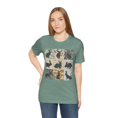Boho Bunny T-Shirt — Easter Rabbit Graphic Tee