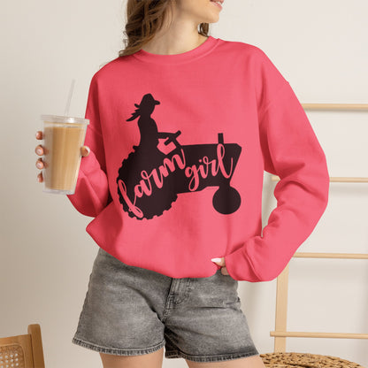 Farm Girl Tractor Crewneck Sweatshirt