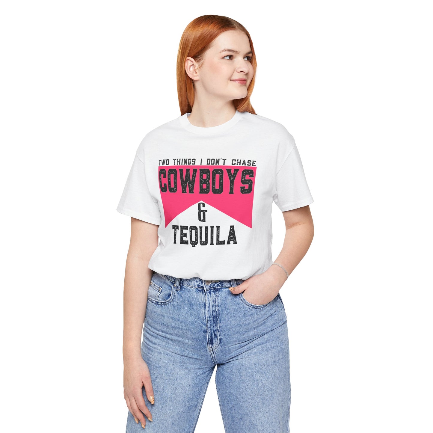 Cowboys & Tequila Graphic Tee — Western Rodeo Country Shirt