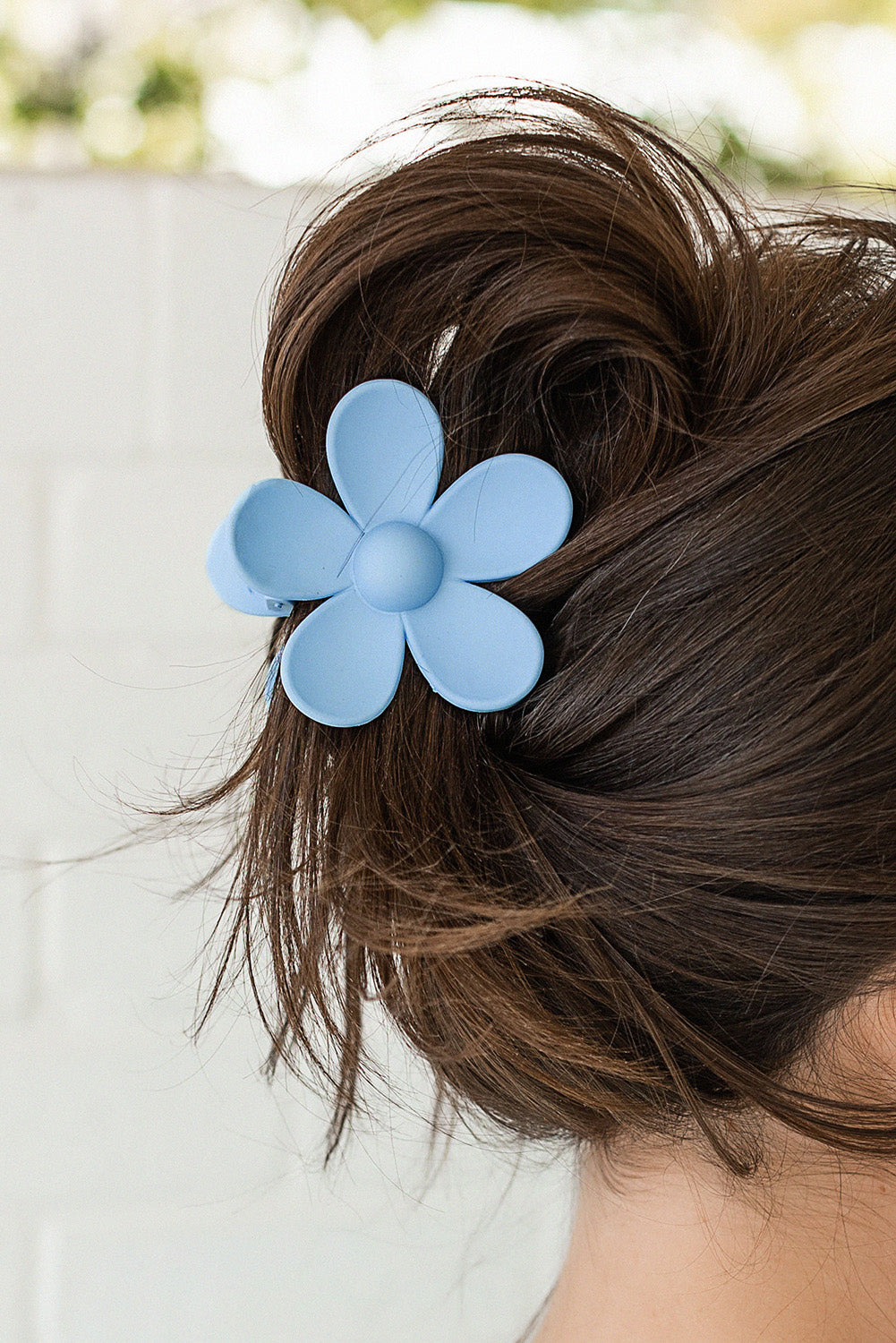 Flower Hair Claw Clip - Bright Colors