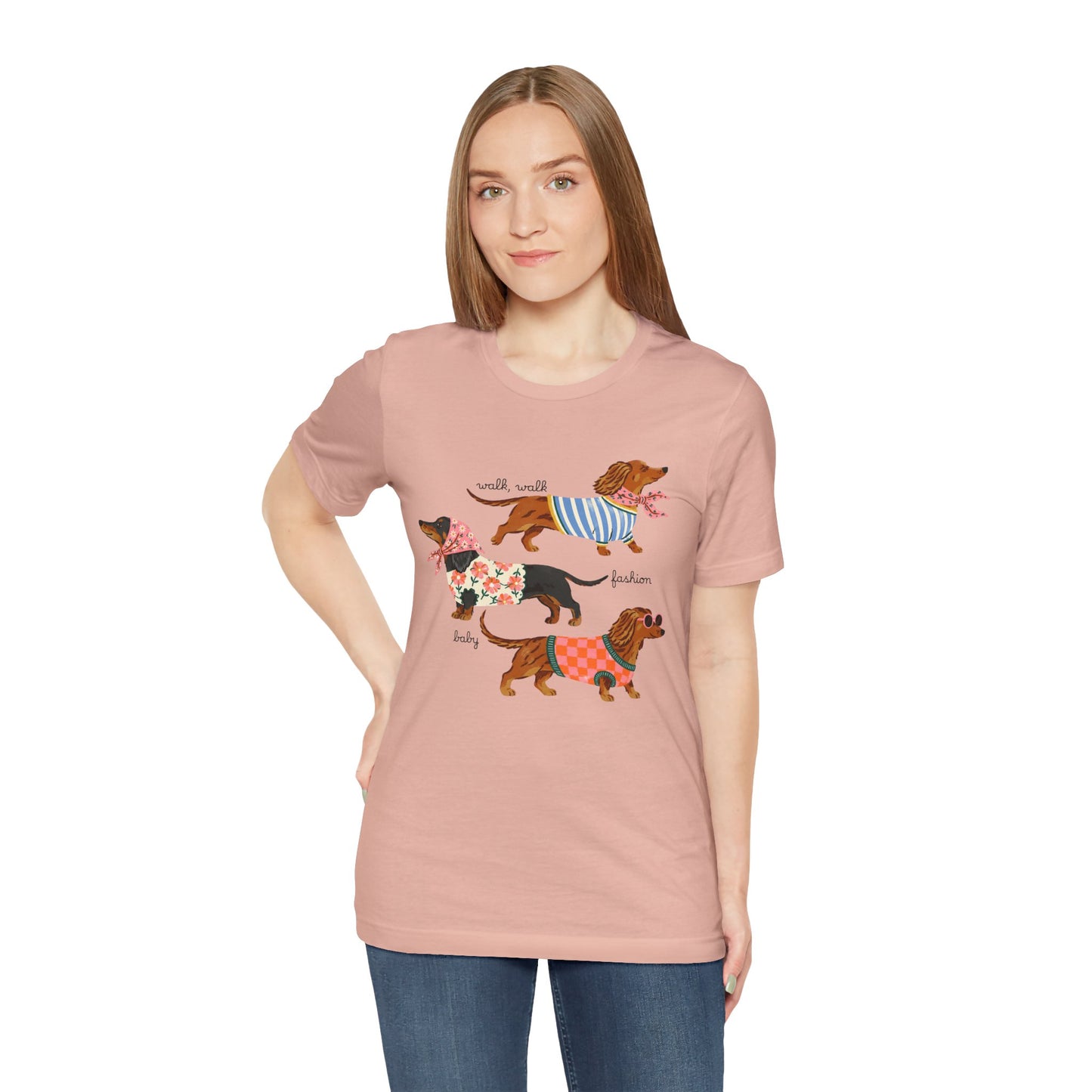 Dachshund Trio Graphic Tee — Cute Wiener Dog Shirt