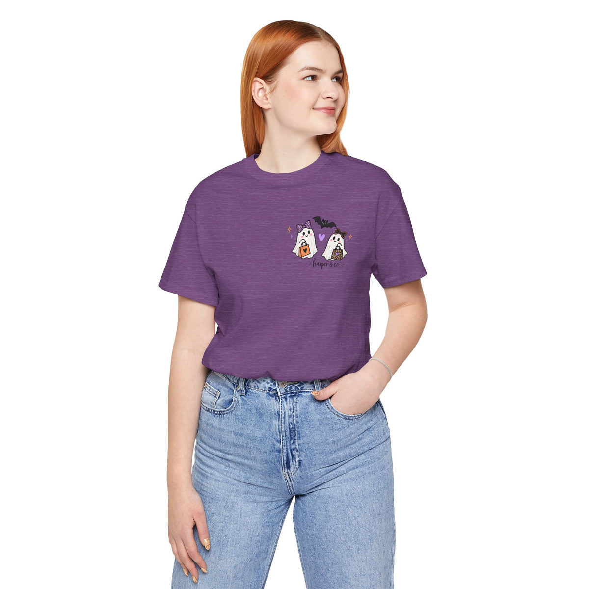 Halloween Ghost Tee — "Shop at Your Local BOO-tique" Graphic T-Shirt