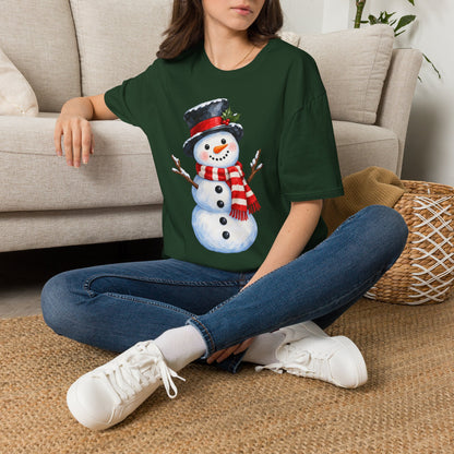 Festive Snowman Christmas T-Shirt