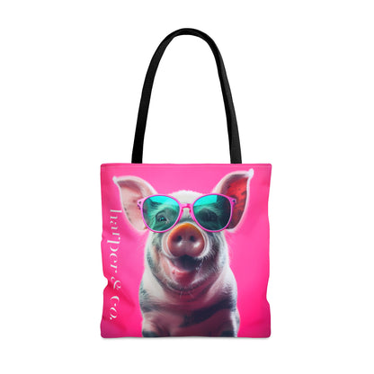 Cool Pig Tote Bag (AOP)