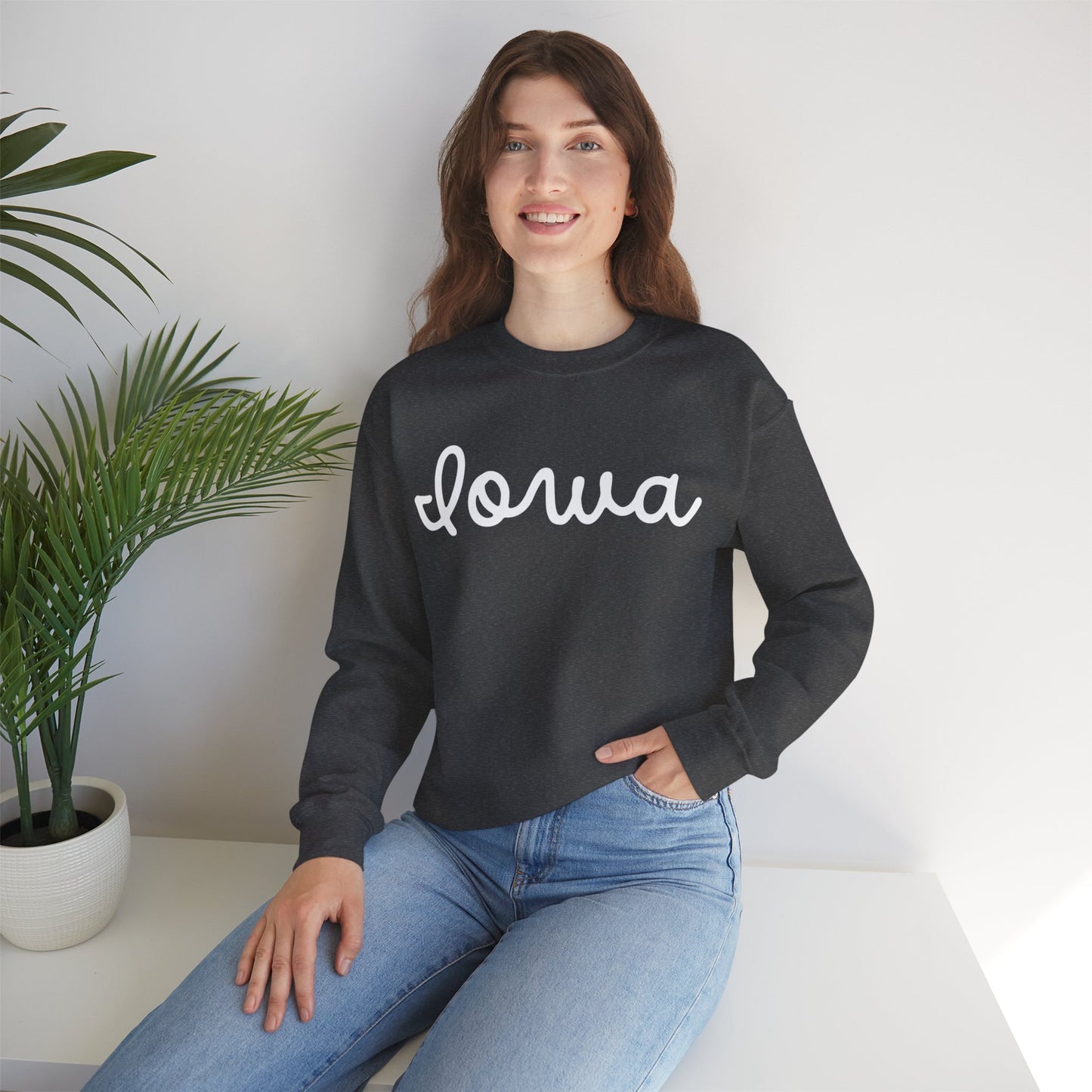 Iowa Unisex Heavy Blend™ Crewneck Sweatshirt Full Size