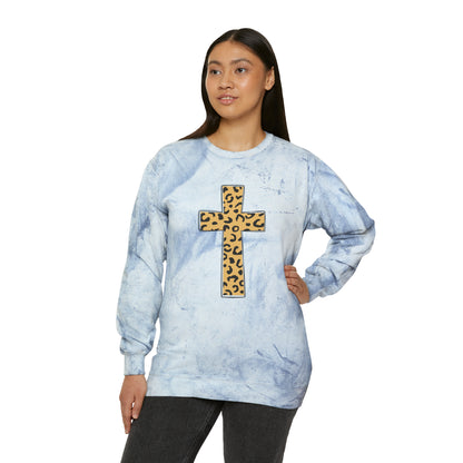 Cross Unisex Color Blast Crewneck Sweatshirt