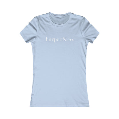 Women's Favorite Tee — Harper & Co. Minimalist Logo T-Shirt