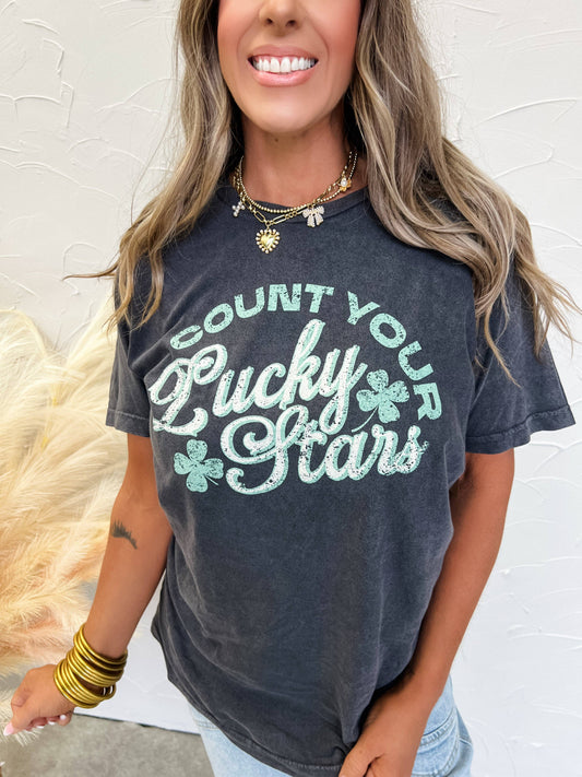 Count Your Lucky Stars Mineral Wash T-Shirt