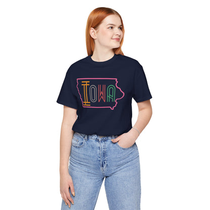Iowa Pink Unisex Jersey Short Sleeve Tee