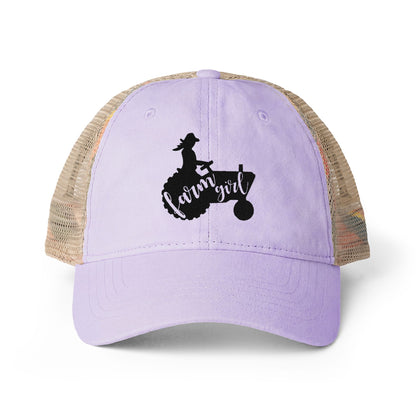 Farm Girl Women's Washed Mesh-Back Cap