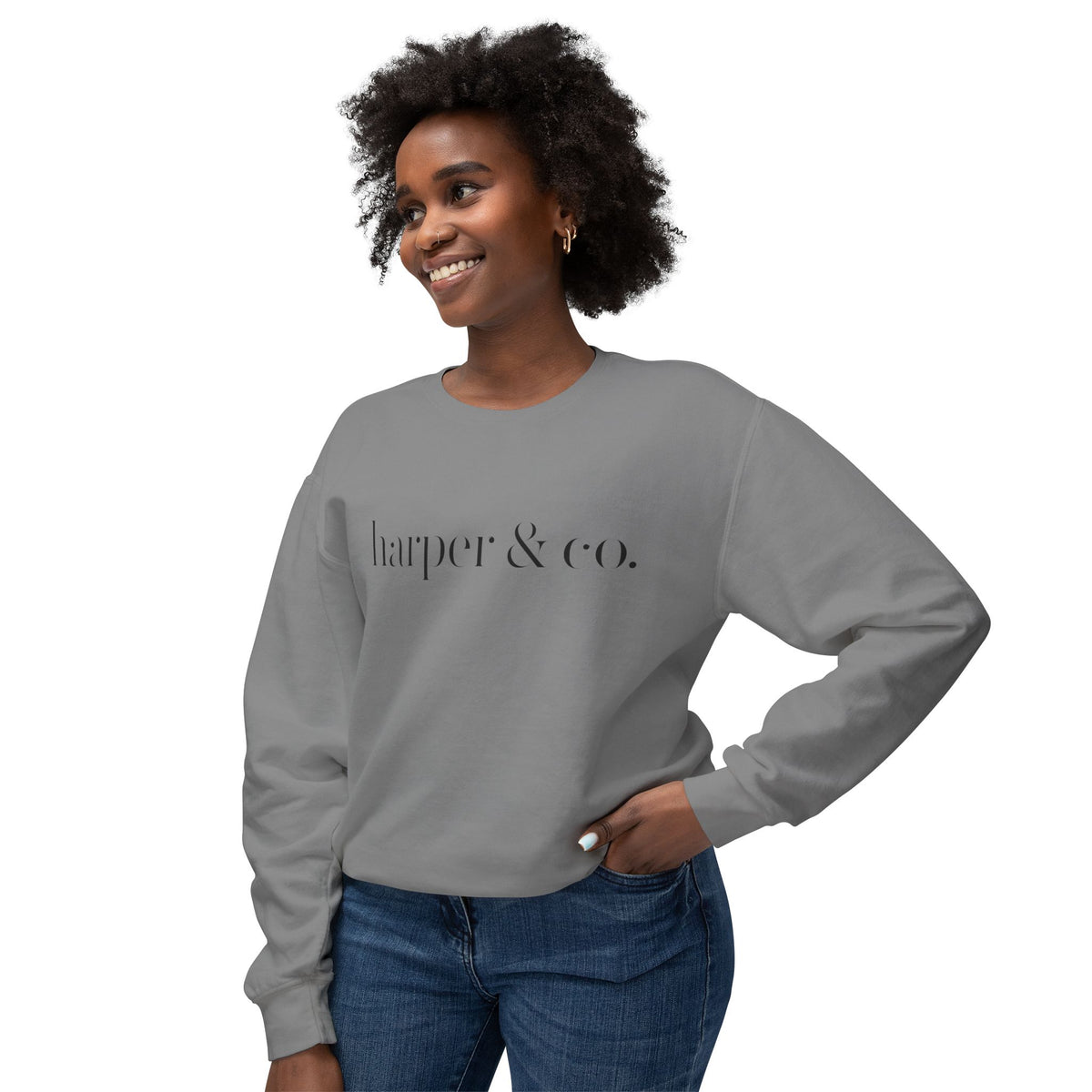 Harper & Co. Minimalist Crewneck Sweatshirt