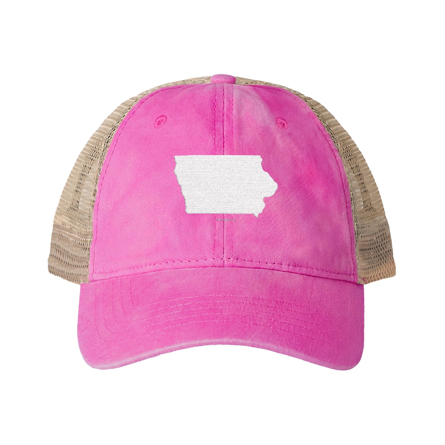 Iowa Women's Washed Mesh-Back Cap