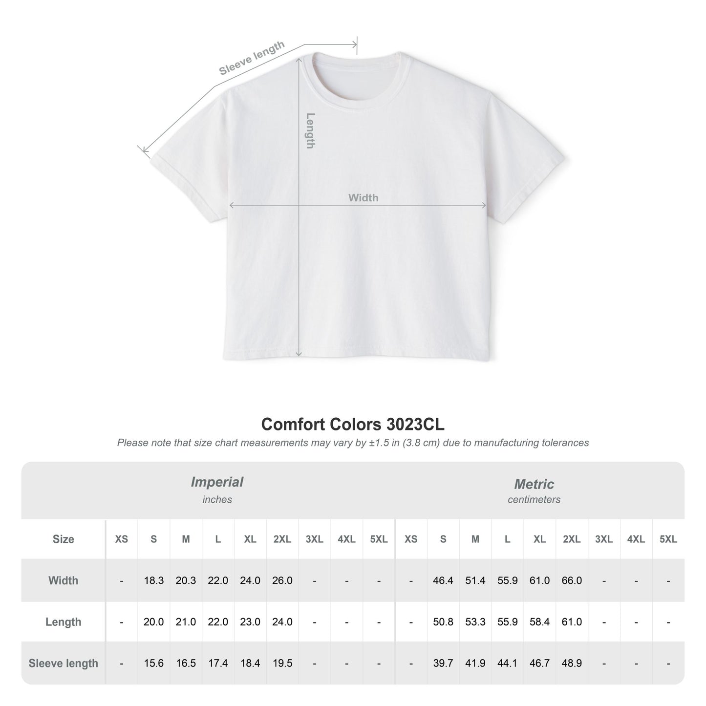 Panthers Script Boxy Tee