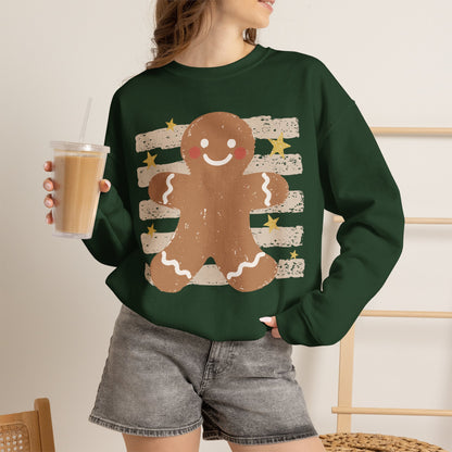 Gingerbread Cookie Sweatshirt — Cute Holiday Christmas Crewneck
