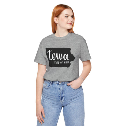 Iowa State of Mind Bella Canvas Jersey Short Sleeve Tee - Multiple Colors