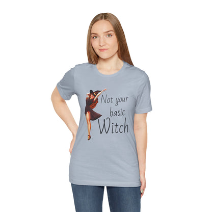 Not Your Basic Witch T-Shirt — Vintage Pinup Witch Tee