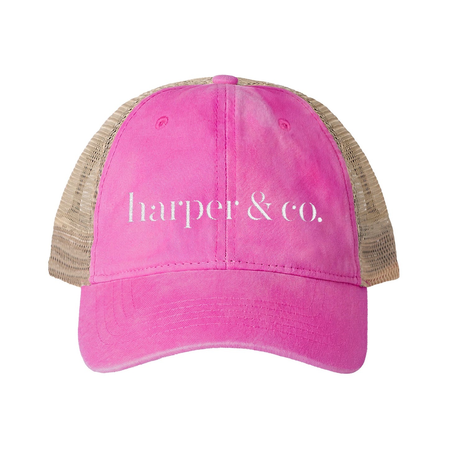 Harper & Co. Women's Washed Mesh-Back Cap