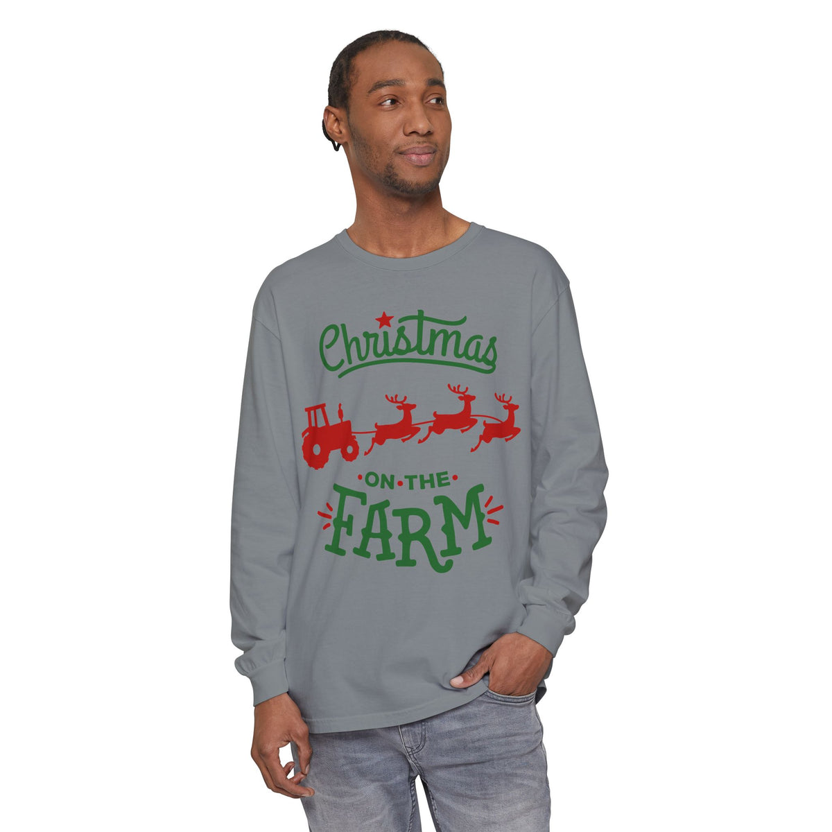 Christmas on the Farm Unisex Ultra Cotton Long Sleeve Tee