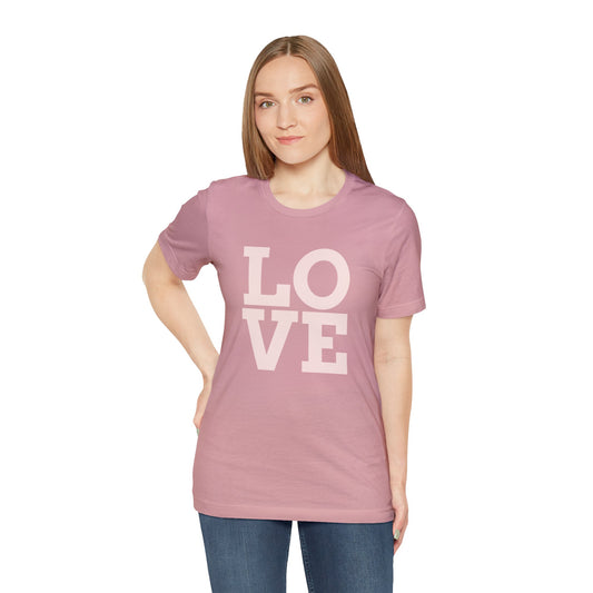 Love Unisex Jersey Short Sleeve Tee