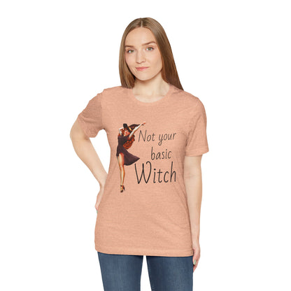 Not Your Basic Witch T-Shirt — Vintage Pinup Witch Tee