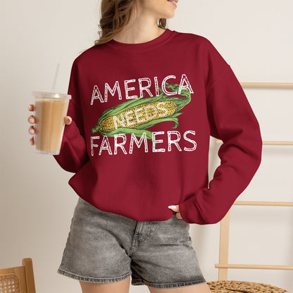 America Needs Farmers Sweatshirt
