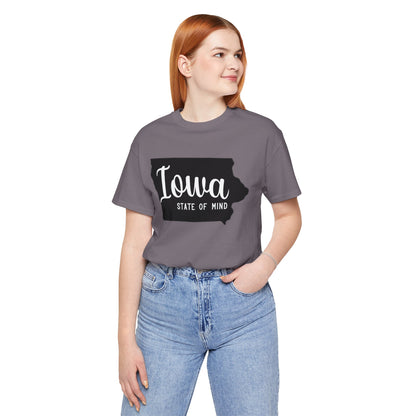 Iowa State of Mind Bella Canvas Jersey Short Sleeve Tee - Multiple Colors