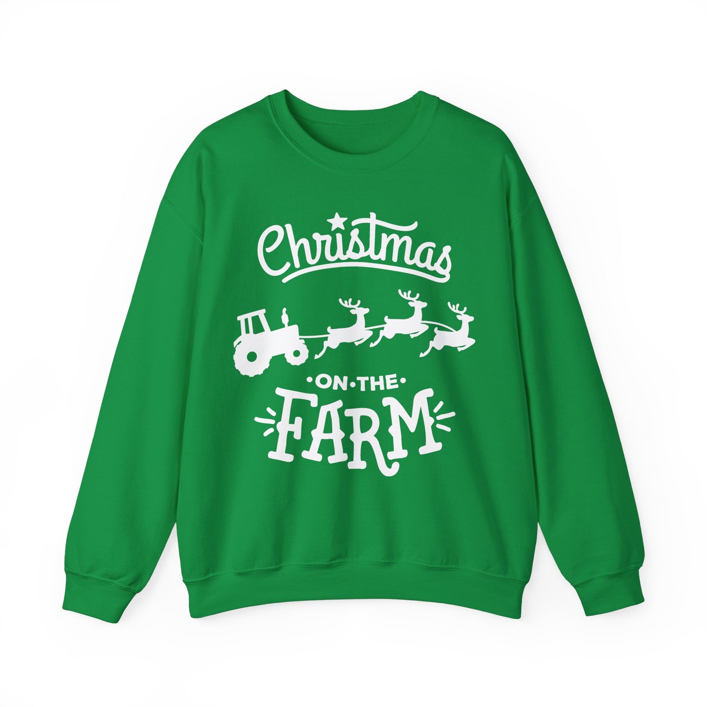 Christmas on the Farm Unisex Heavy Blend™ Crewneck Sweatshirt