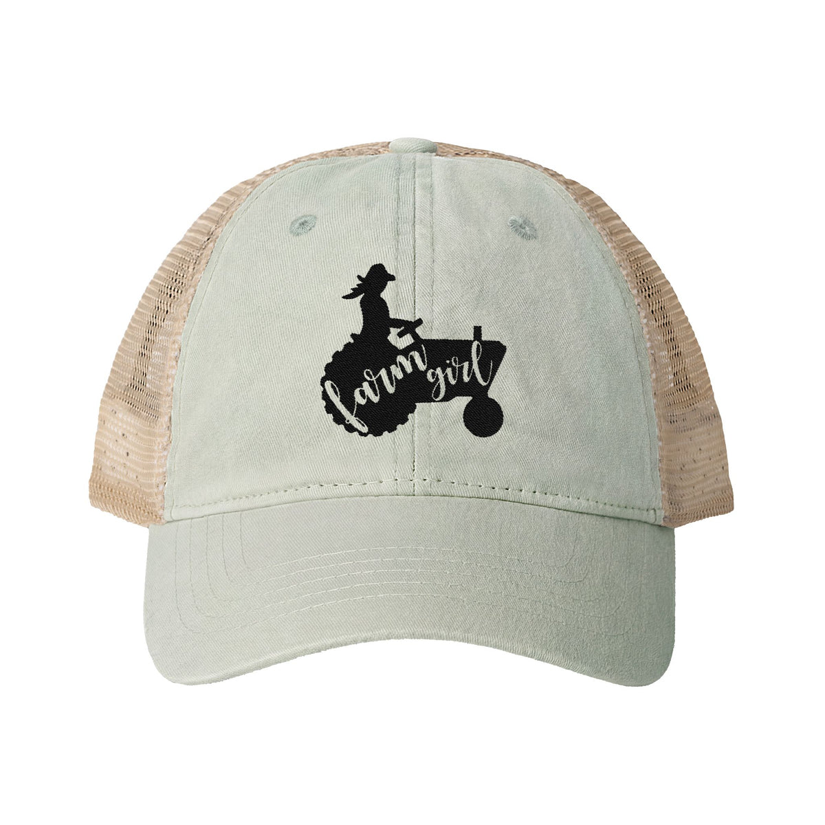 Farm Girl Women's Washed Mesh-Back Cap