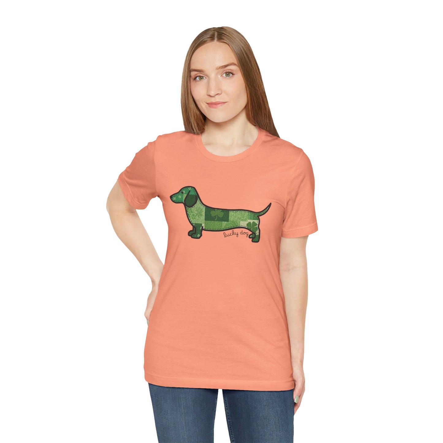 Lucky Dog Dachshund St. Patrick’s Day T-Shirt